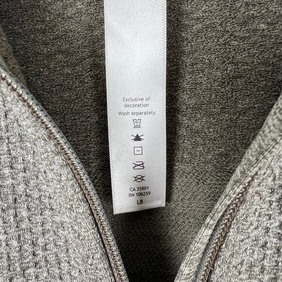 Lululemon Engineered Warmth Half Zip Merino Wool Knit Sweater Zip Up Sweatshirt - Picture 7 of 13